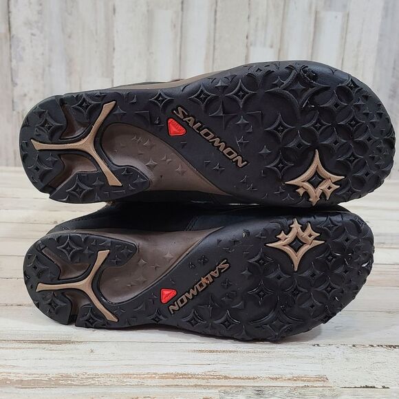 Salomon Women's Emmy Black Suede Thinsulate Waterproof Boots womens size 5.5 - Picture 9 of 10